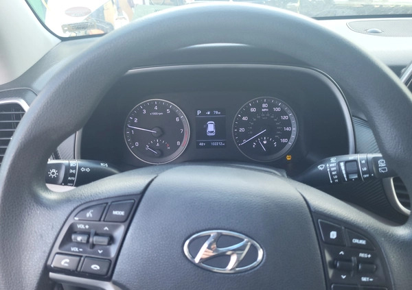Hyundai Tucson cena 51500 przebieg: 164000, rok produkcji 2019 z Węgorzewo małe 137